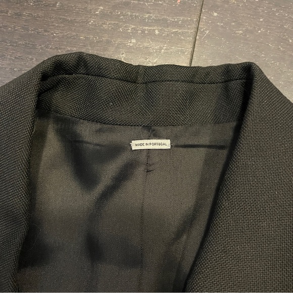 🆕Toteme Loreo Tuxedo Blazer black Jacket size xs double-breasted silk - Picture 3 of 8